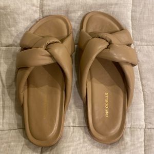 Puffy slide sandals by The Odells